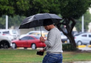 Why does it always rain in Al Ain even as summer temperatures soar? 